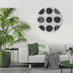 GHOSTLY GRADIENTS Round Wall Art