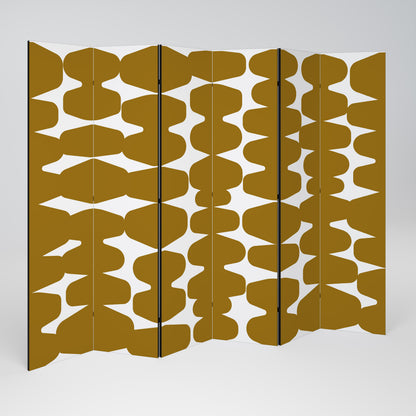 MOLTEN ECHOES 6-Panel Room Divider