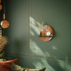 GRADIENT PICKS Rund konsthylla i svart finish