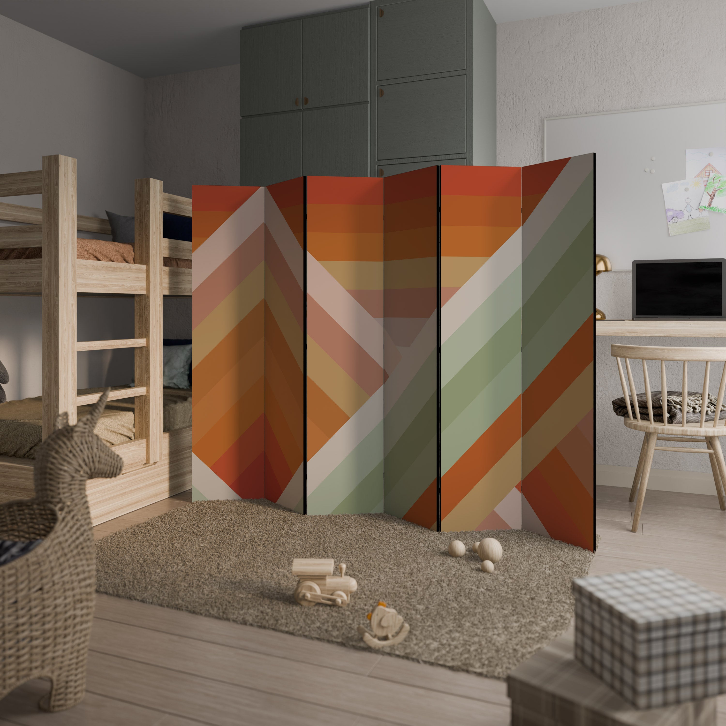 GRADIENT PICKS Rumsavdelare 6 paneler