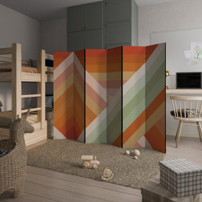 GRADIENT PICKS Decorative 6-Panel Room Divider
