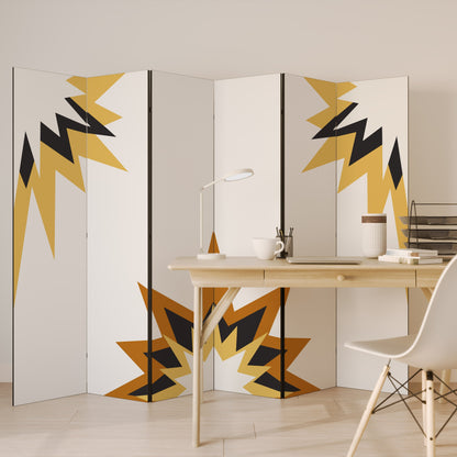 EXPLOSIVE HARMONY Dekorativ rumsavdelare med 6 paneler
