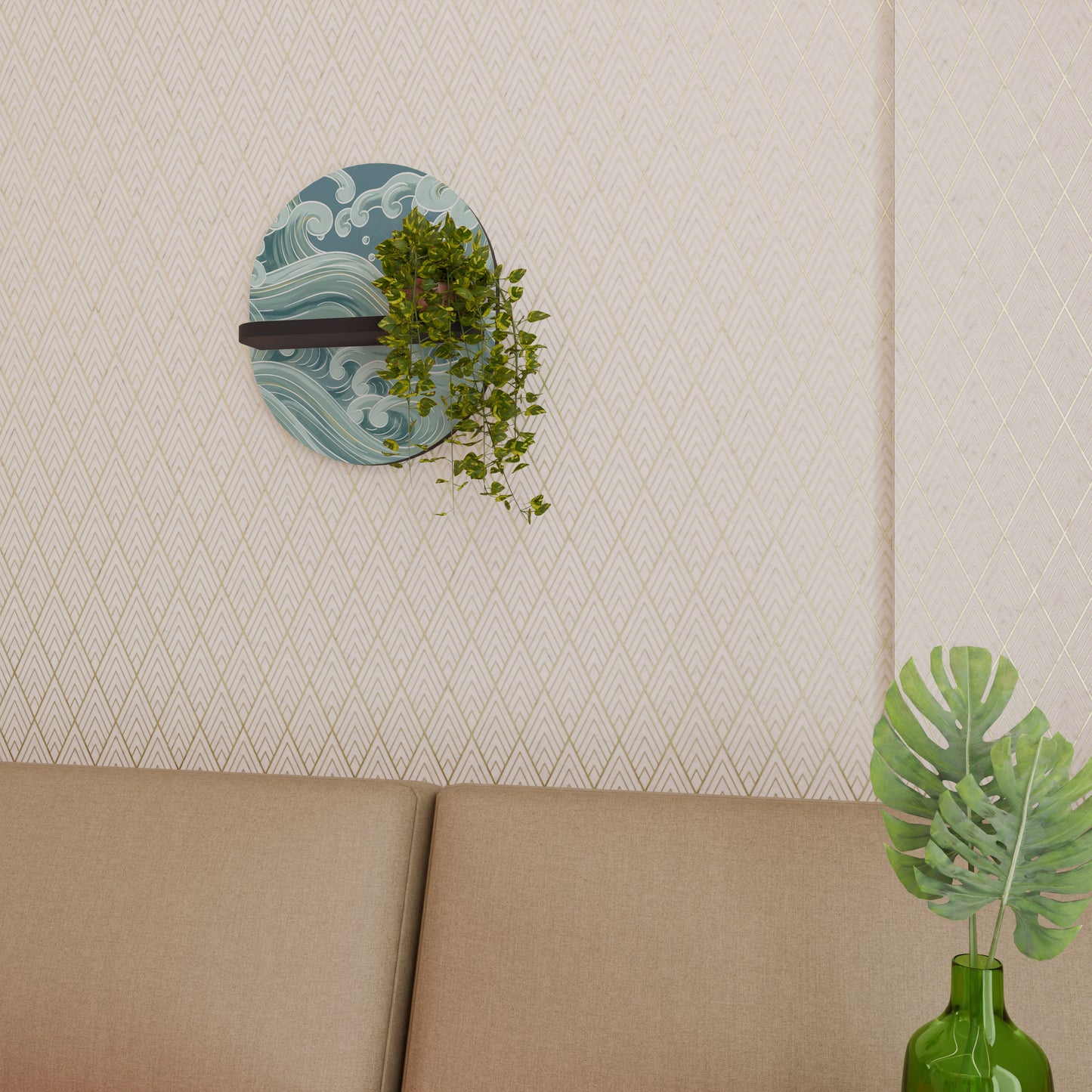 ASIAN SWAY Art Shelf