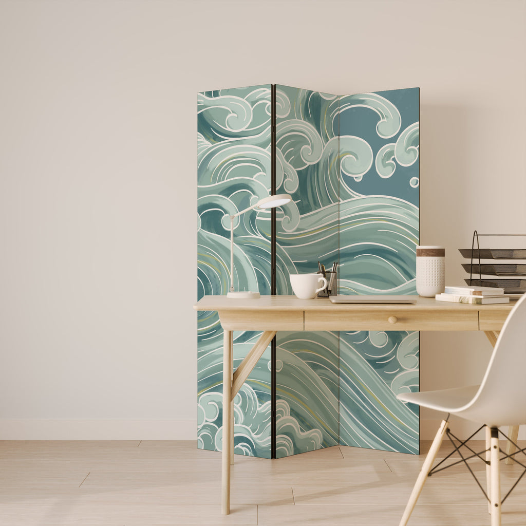 ASIAN SWAY Dekorativ rumsavdelare med 3 paneler