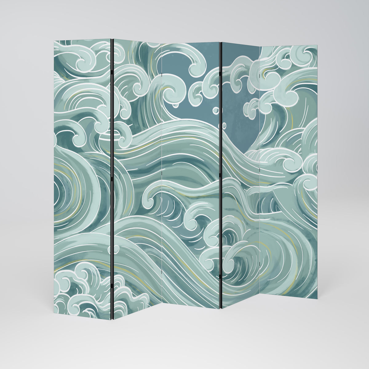 ASIAN SWAY Dekorativ rumsavdelare – 5 paneler