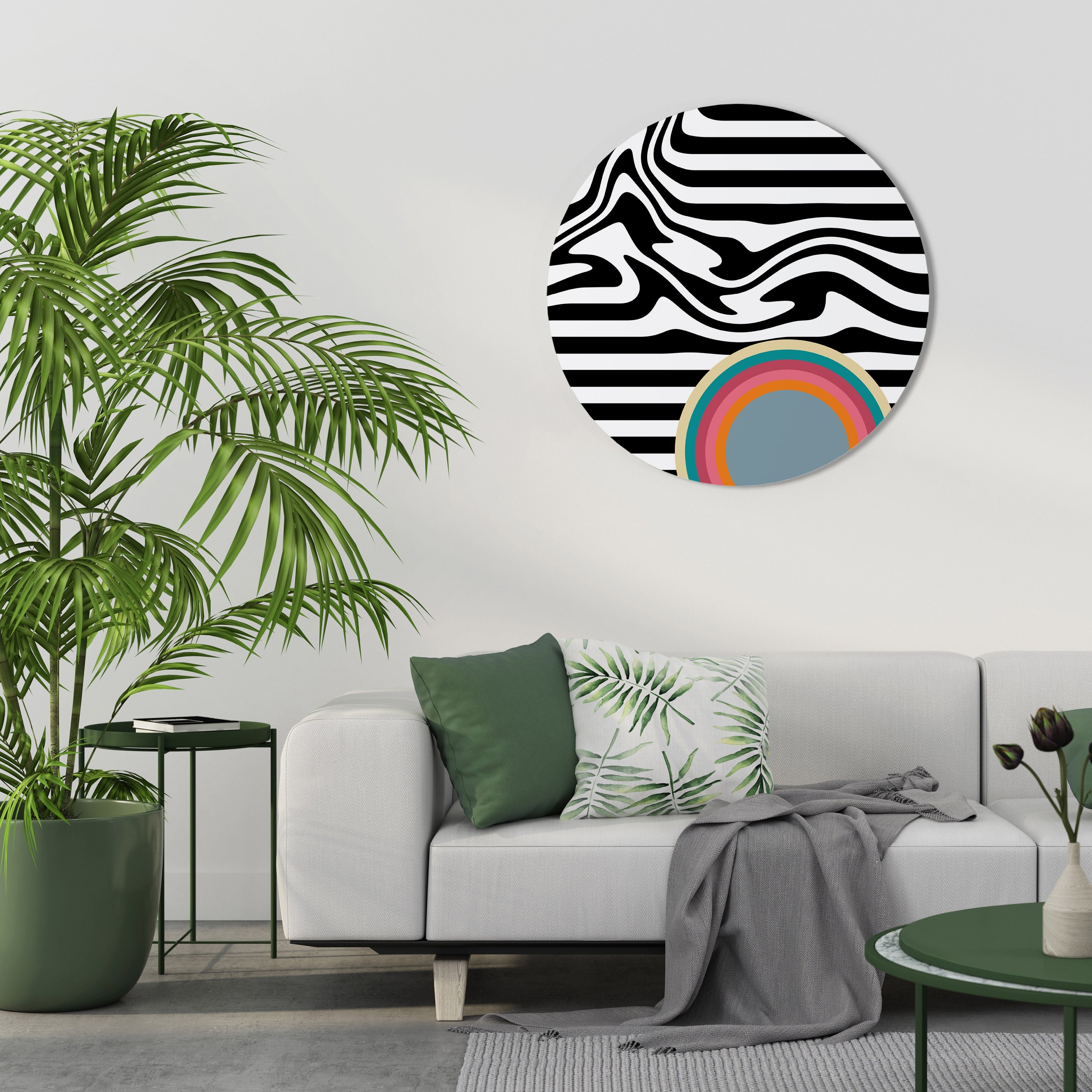 SPECTRA SHOWCASE Rund Väggdekoration