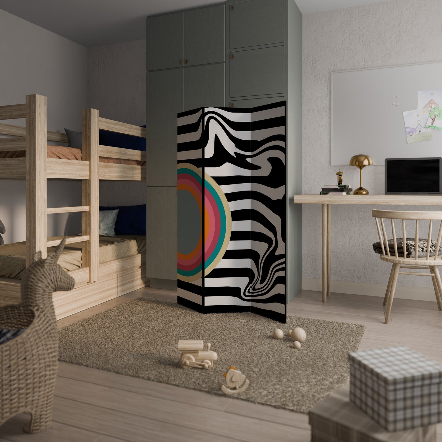 SPECTRA SHOWCASE 3-Panel Room Divider