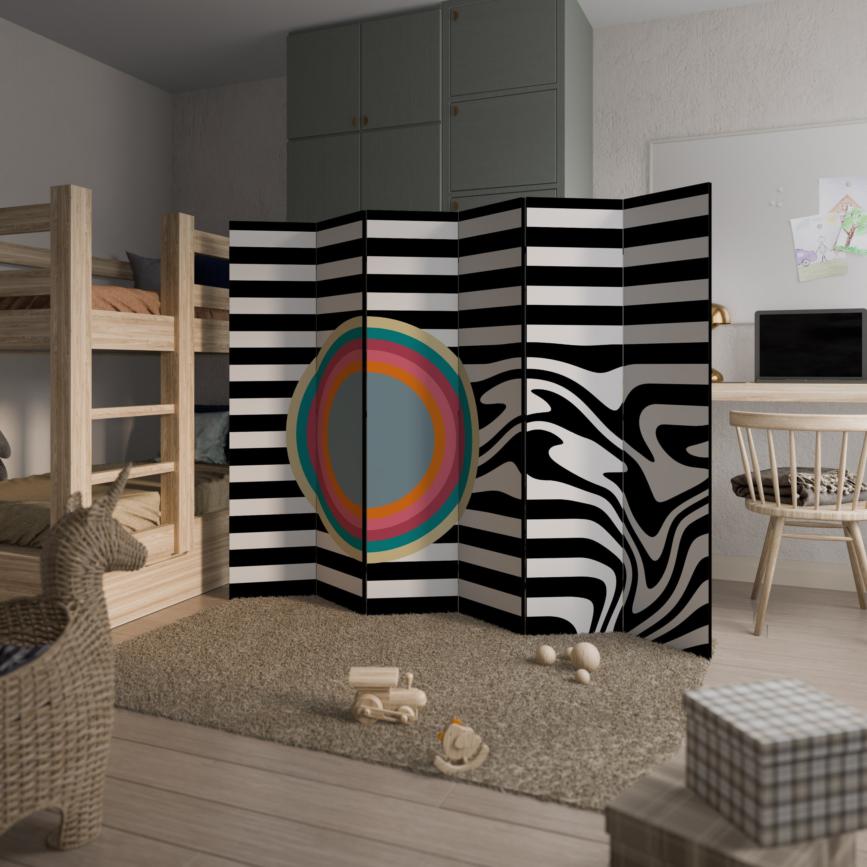 SPECTRA SHOWCASE Rumsavdelare 6 paneler