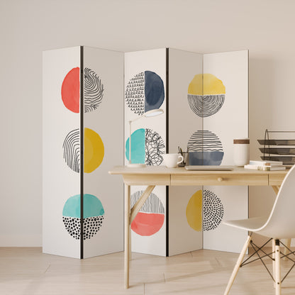 SHAPESHIFT TREASURES Decorative 5-Panel Room Divider