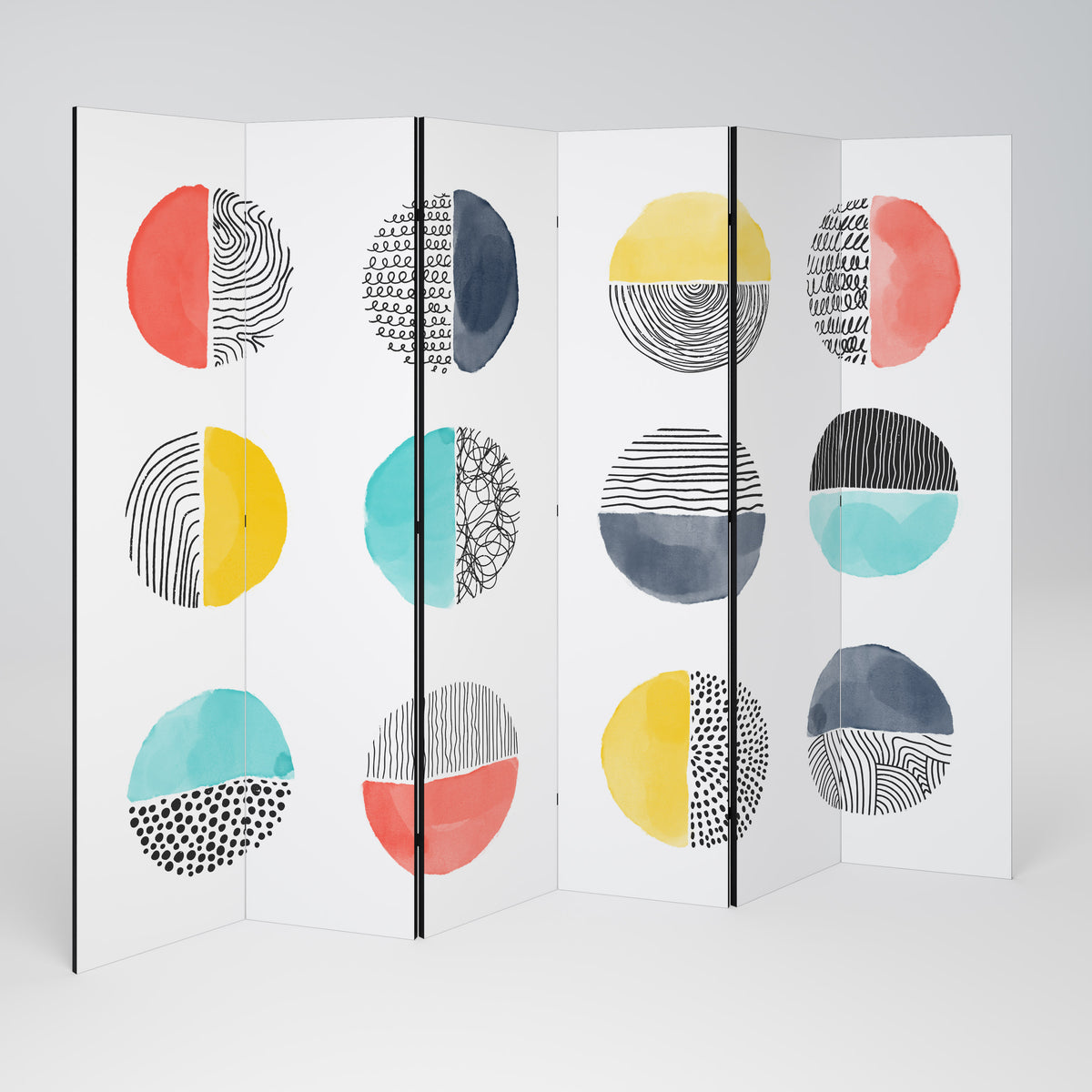 SHAPESHIFT TREASURES 6-Panel Room Divider