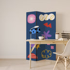 DREAMY HUMOR Dekorativ rumsavdelare – 3 paneler