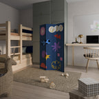 DREAMY HUMOR Dekorativ rumsavdelare – 3 paneler