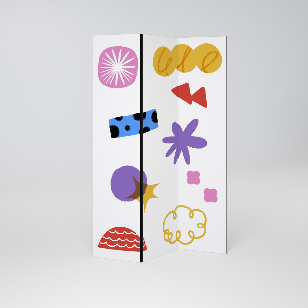 DREAMY MOOD Dekorativ rumsavdelare – 3 paneler