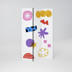 DREAMY MOOD Dekorativ rumsavdelare – 3 paneler