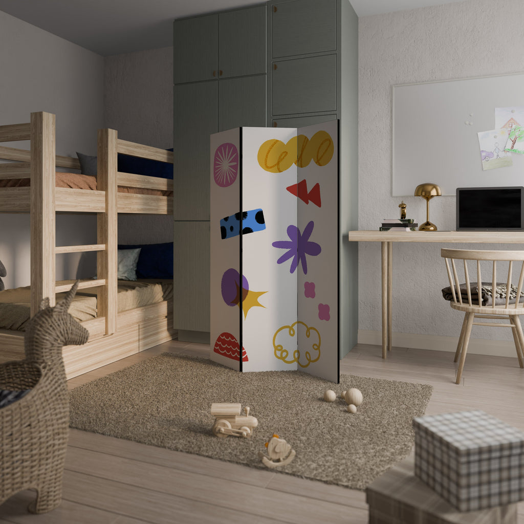 DREAMY MOOD Dekorativ rumsavdelare med 3 paneler