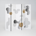 CLEAR CREATIONS Dekorativ rumsavdelare – 5 paneler