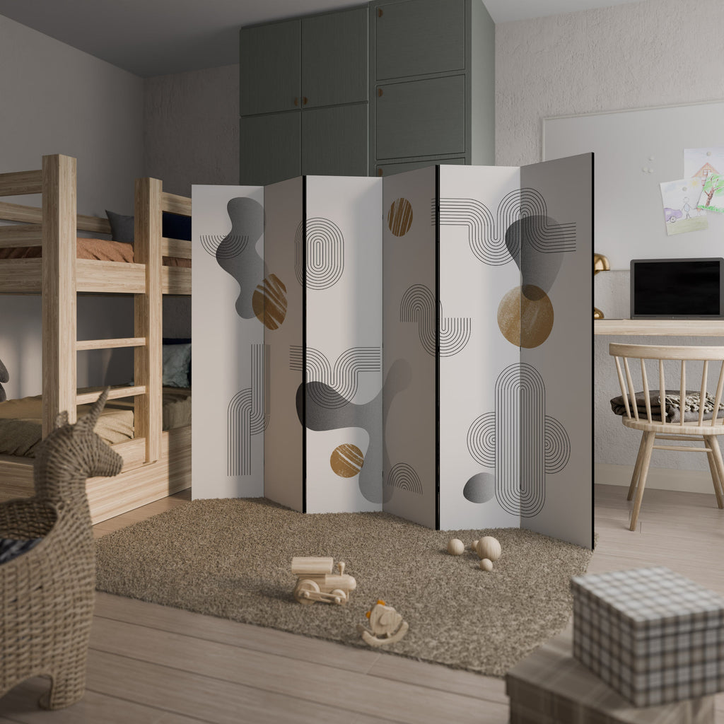 CLEAR CREATIONS Dekorativ rumsavdelare med 6 paneler