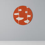 COURAGE MOLD Round Wall Art