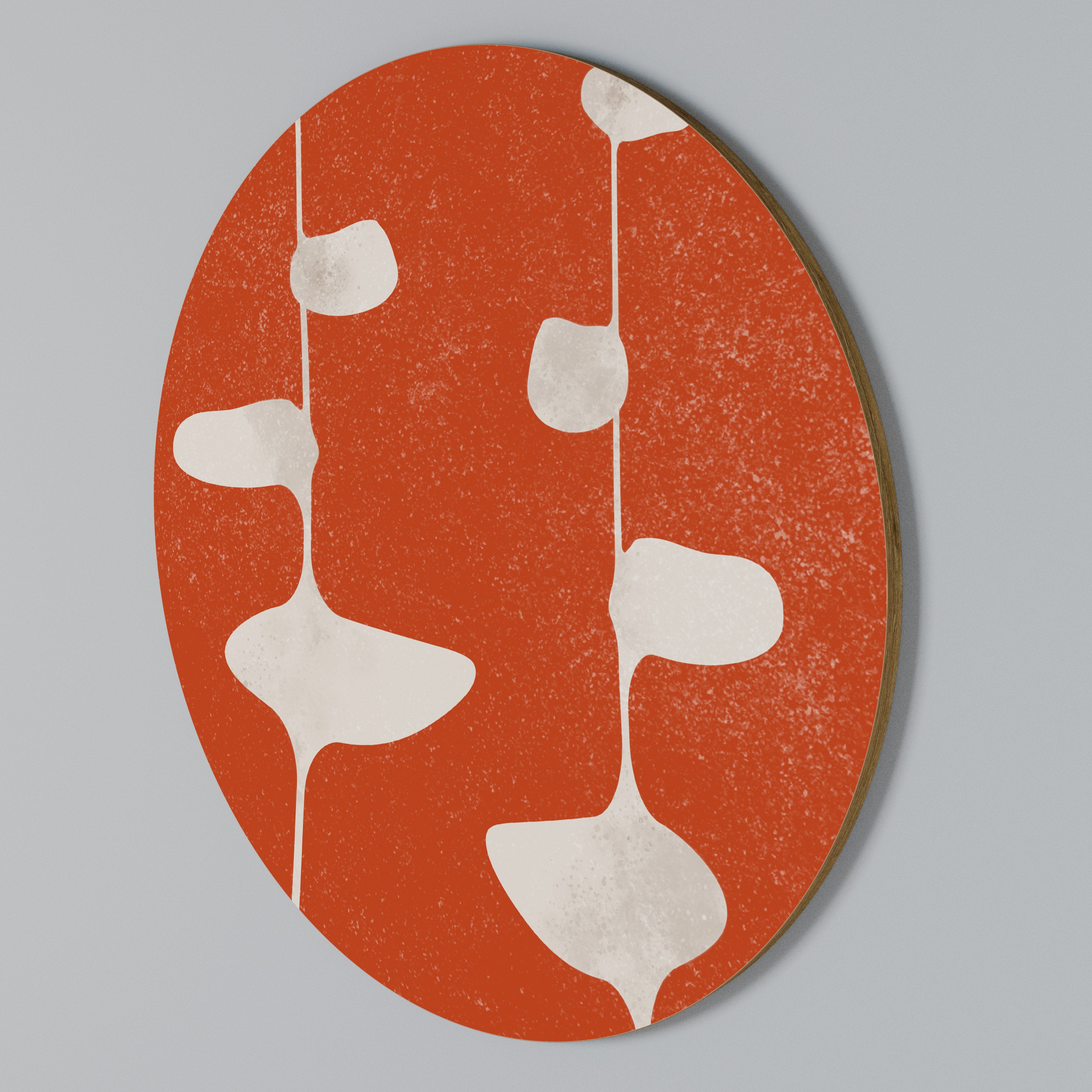 COURAGE MOLD Rund väggdekor