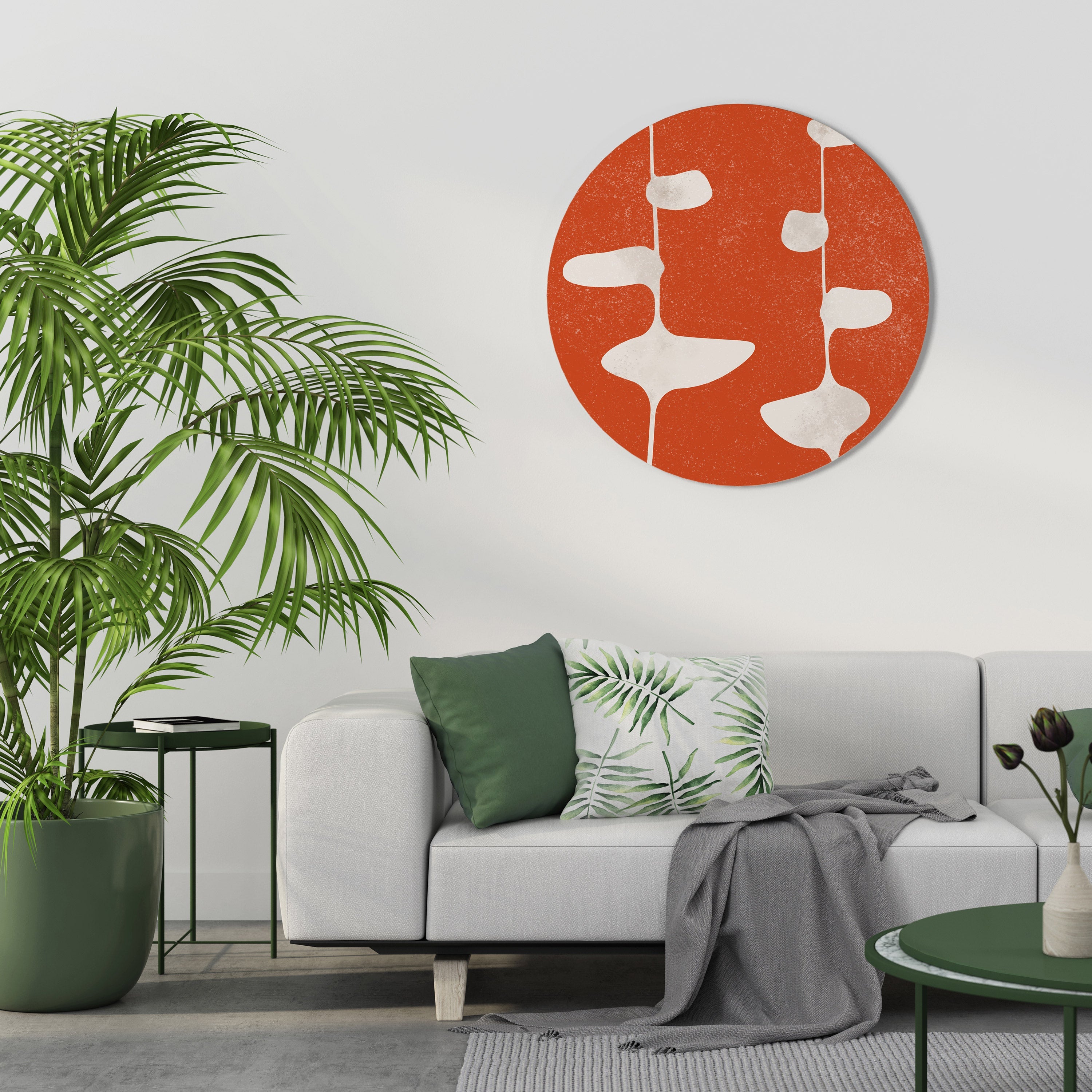 Rund väggdekoration COURAGE MOLD