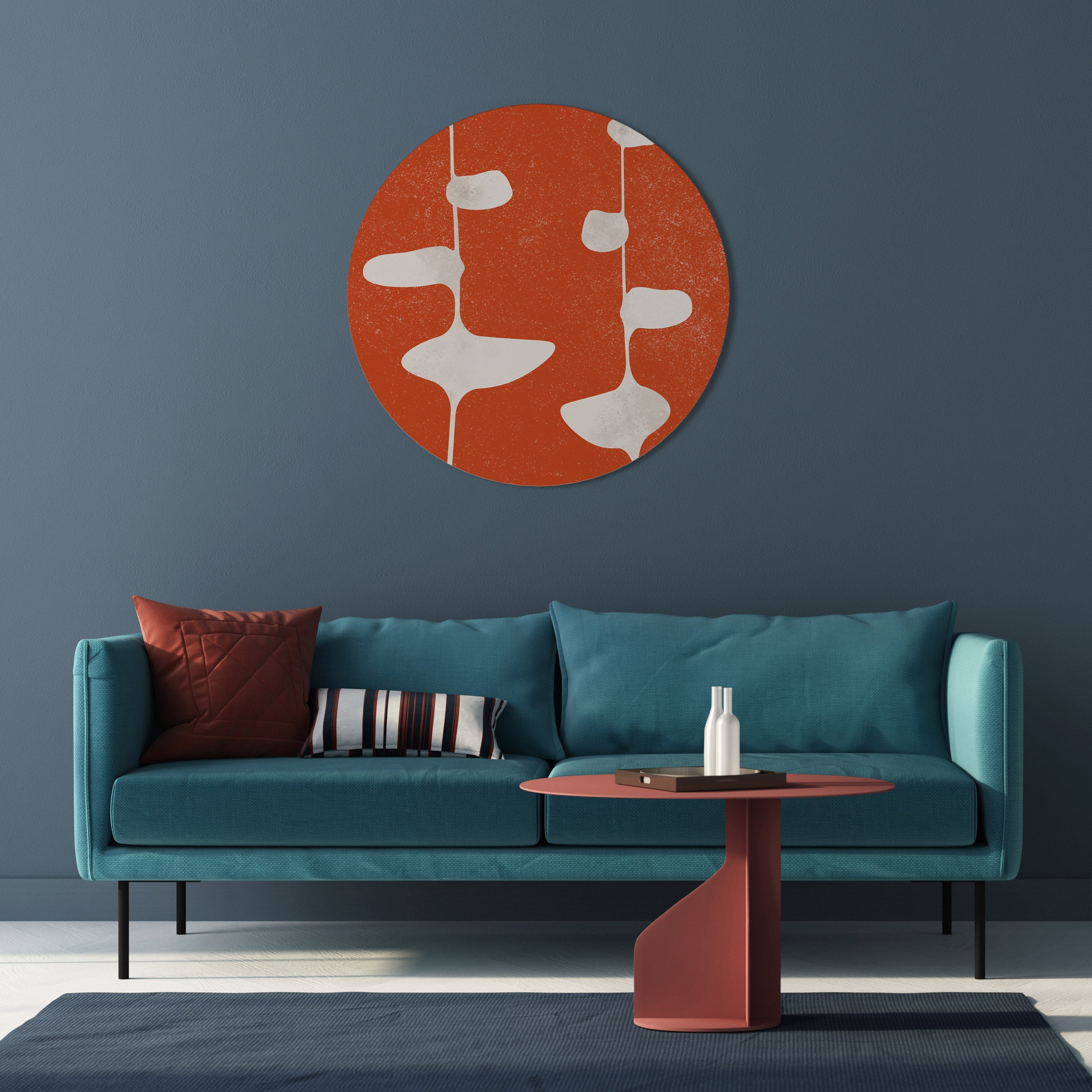 Rund väggdekoration COURAGE MOLD