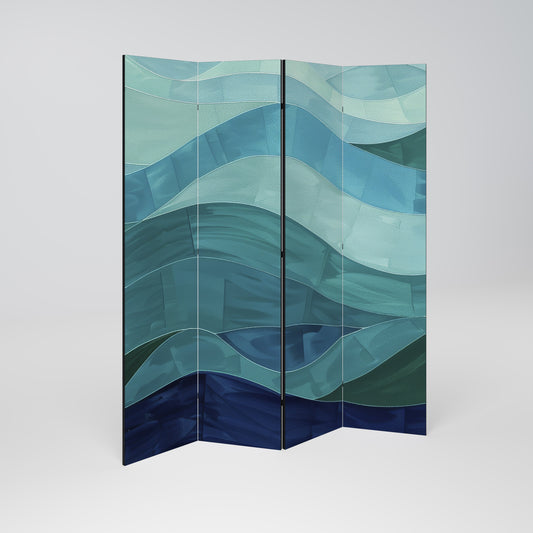 ETERNAL FLOW Decorative 4-Panel Room Divider