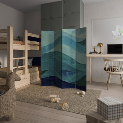 ETERNAL FLOW Dekorativ rumsavdelare med 4 paneler