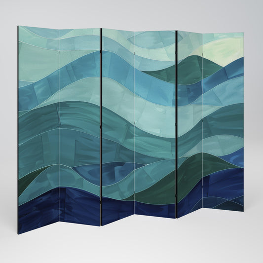 ETERNAL FLOW Decorative 6-Panel Room Divider