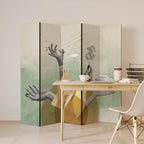 EARTH ELEMENTS 5-Panel Room Divider