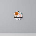 MATISSE WHIMSY Round Art Shelf In Black Finish