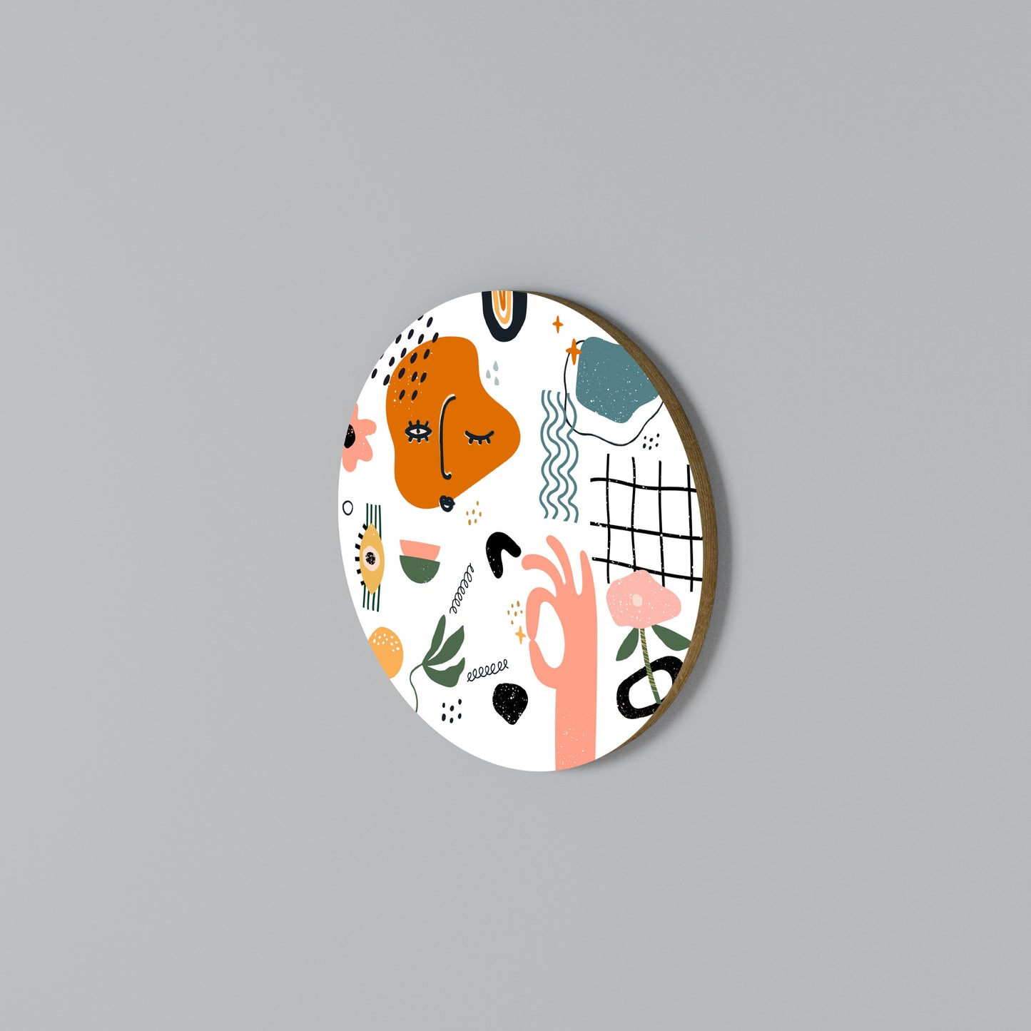 MATISSE WHIMSY Rund väggdekor