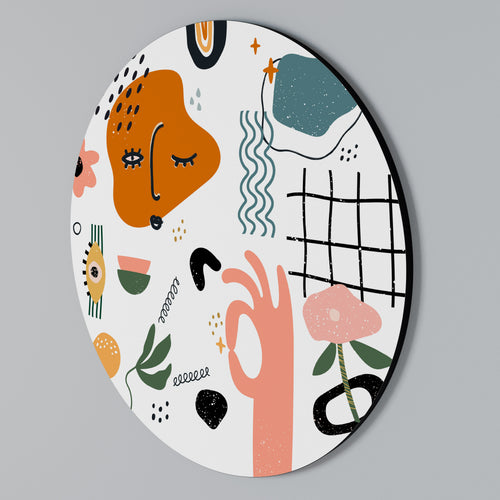 MATISSE WHIMSY Rund väggdekor