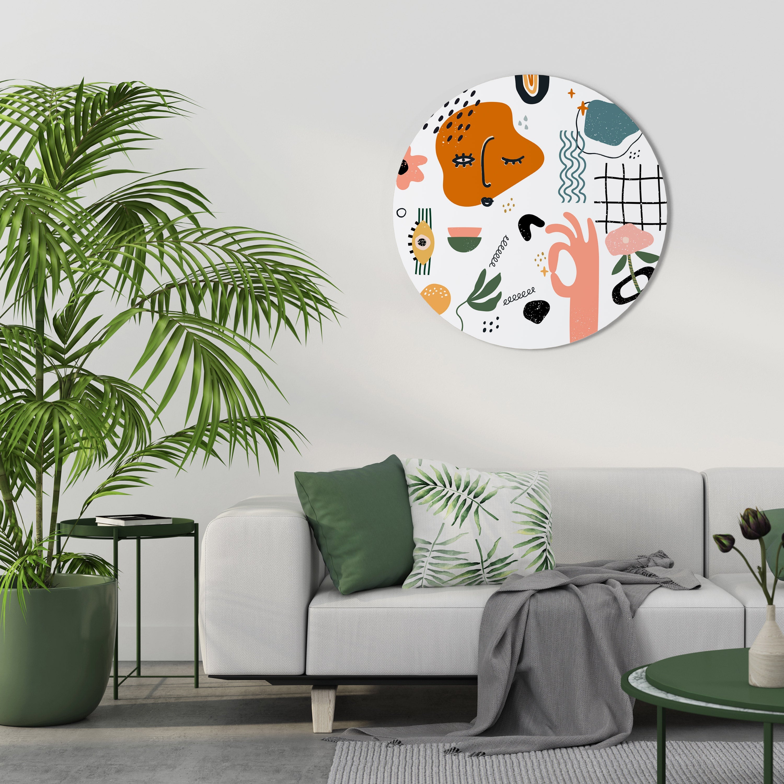 MATISSE WHIMSY Rund Väggdekoration