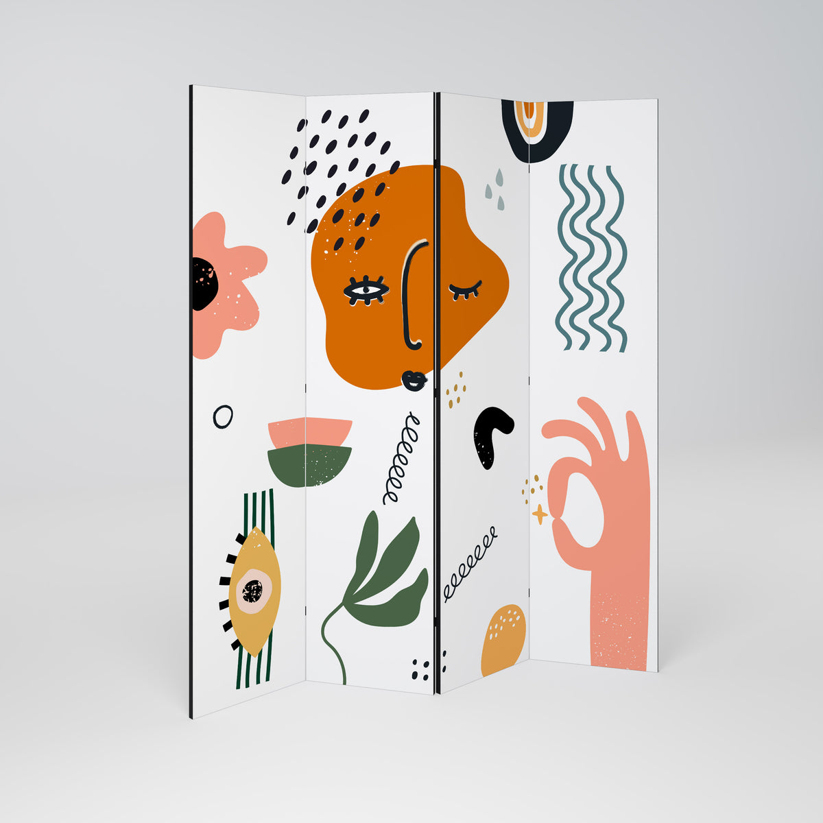 MATISSE WHIMSY Rumsavdelare 4 paneler