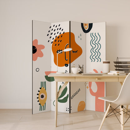 MATISSE WHIMSY Decorative 4-Panel Room Divider