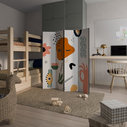 MATISSE WHIMSY Decorative 4-Panel Room Divider