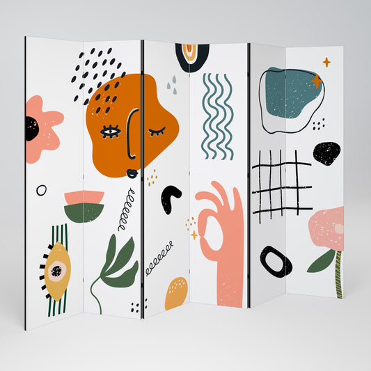 MATISSE WHIMSY Decorative 6-Panel Room Divider