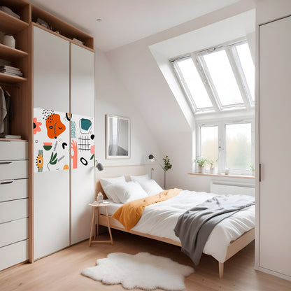 MATISSE WHIMSY horisontell affisch med självhäftande mönster