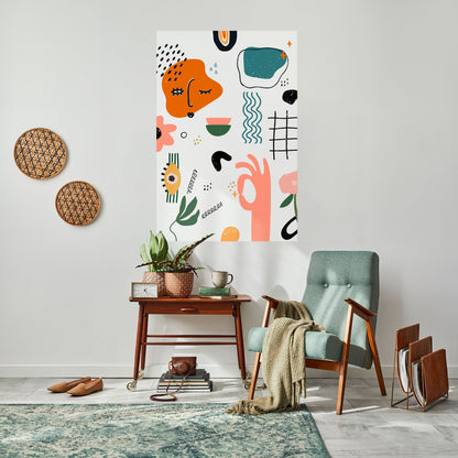 MATISSE WHIMSY vertikal affisch med självhäftande mönster