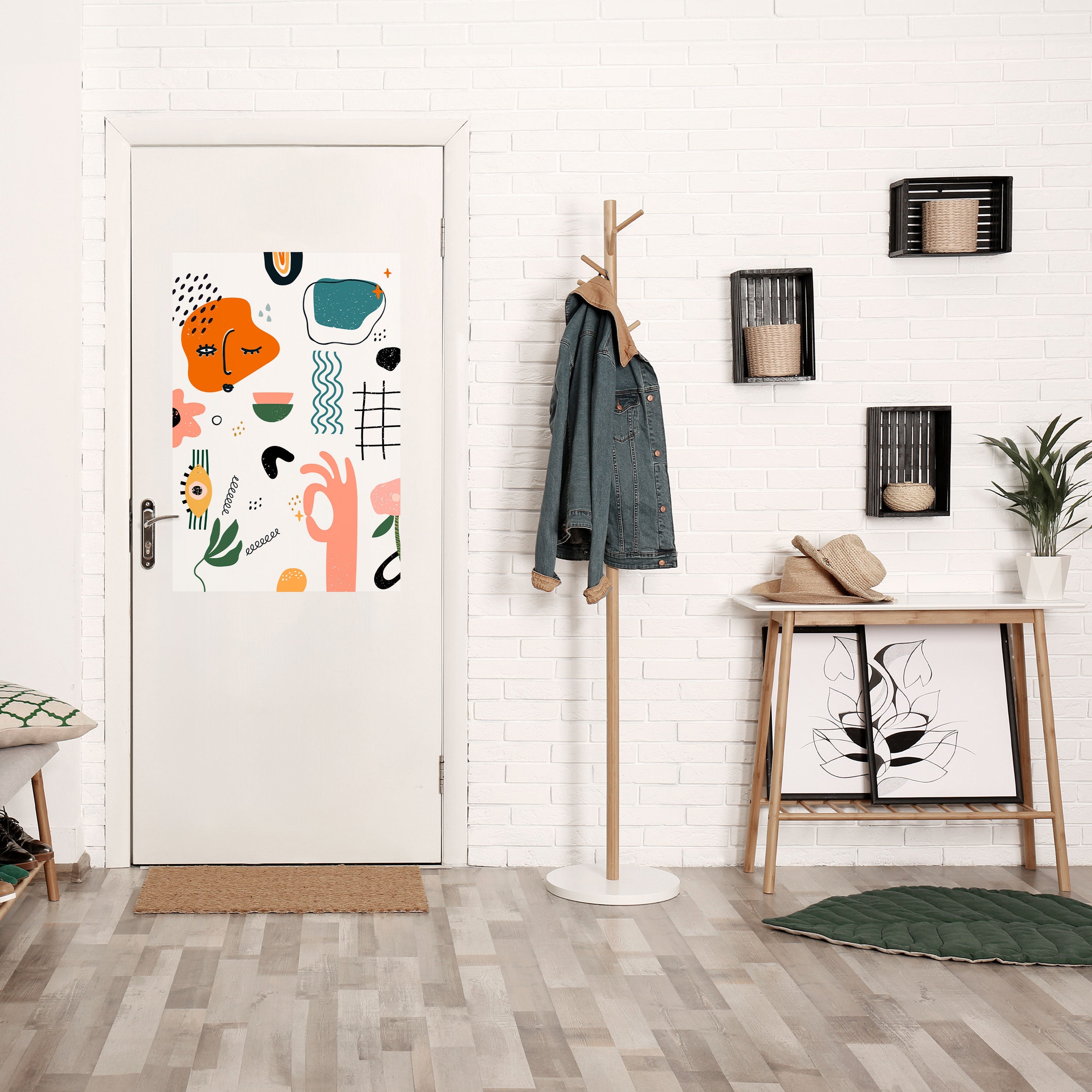 MATISSE WHIMSY vertikal affisch med självhäftande mönster