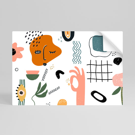 MATISSE WHIMSY horisontell affisch med självhäftande mönster