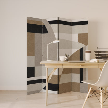 DELICATE MEMENTO Decorative 4-Panel Room Divider