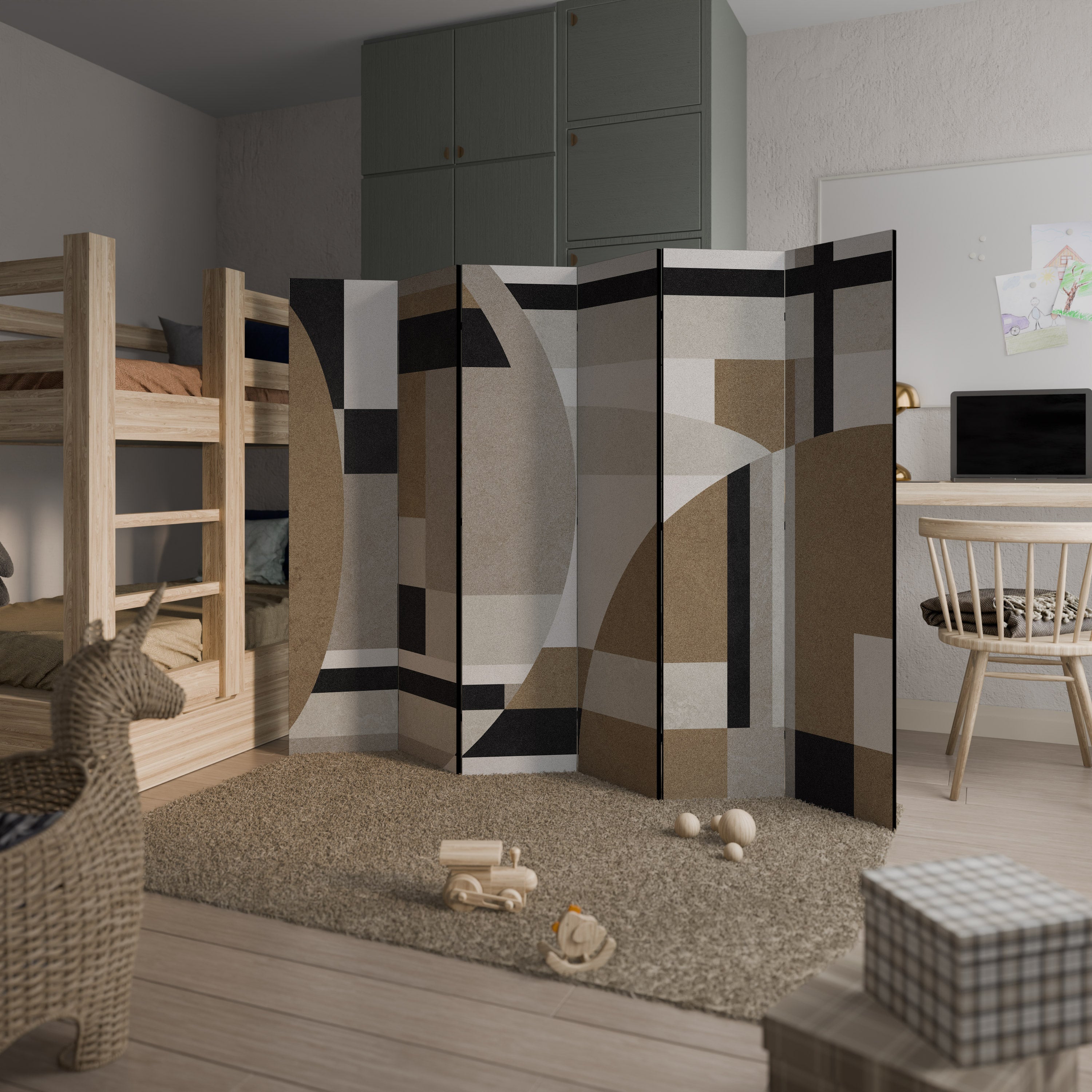 DELICATE MEMENTO Rumsavdelare 6 paneler