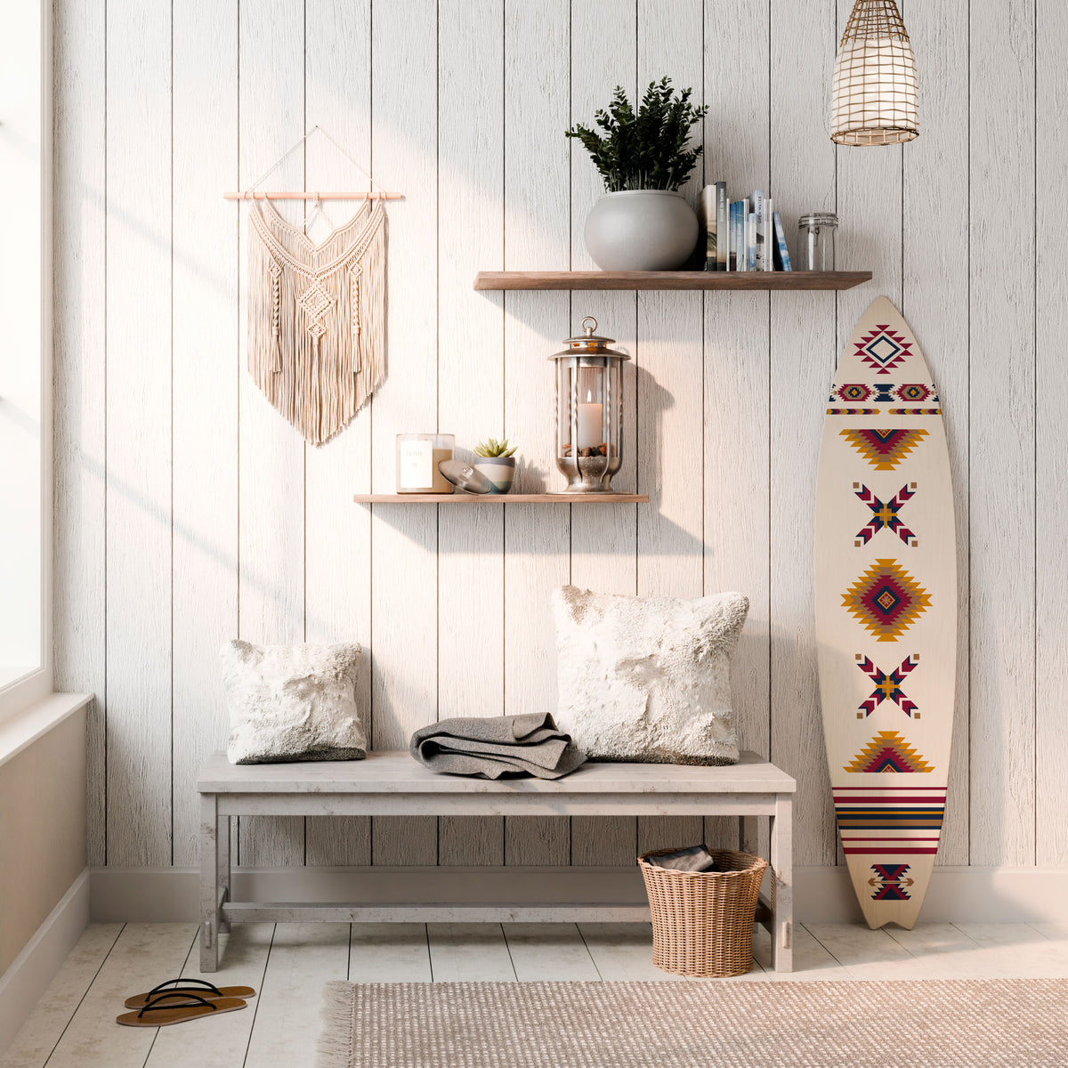 ETHNIC TEASER Surfboard Decorative Panel