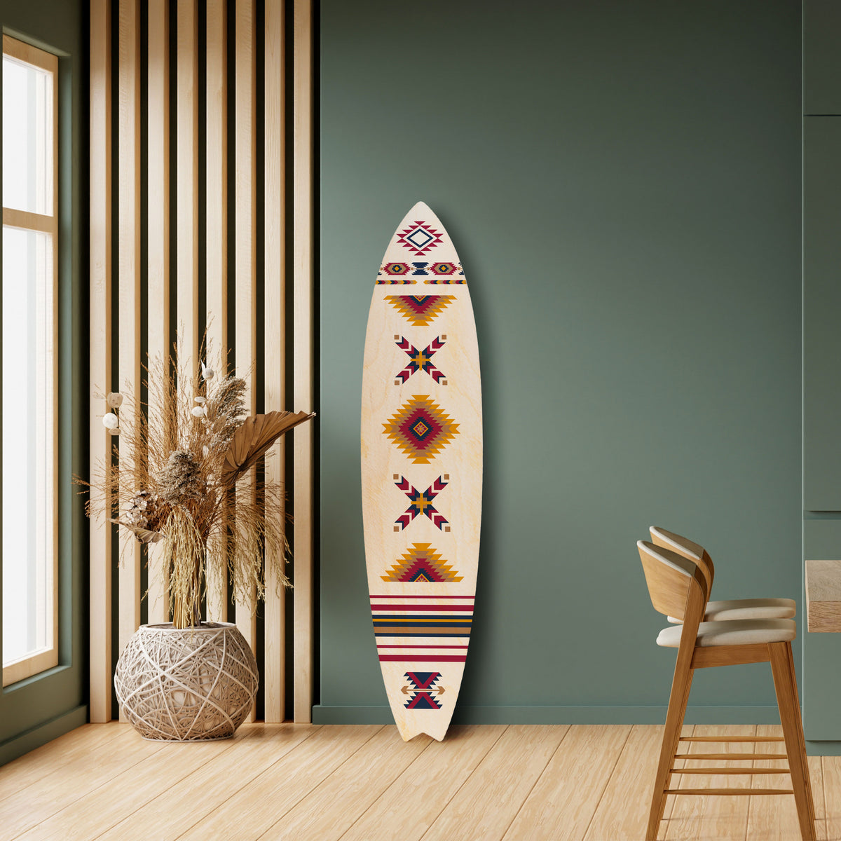 ETHNIC TEASER Dekorativ Surfbräda