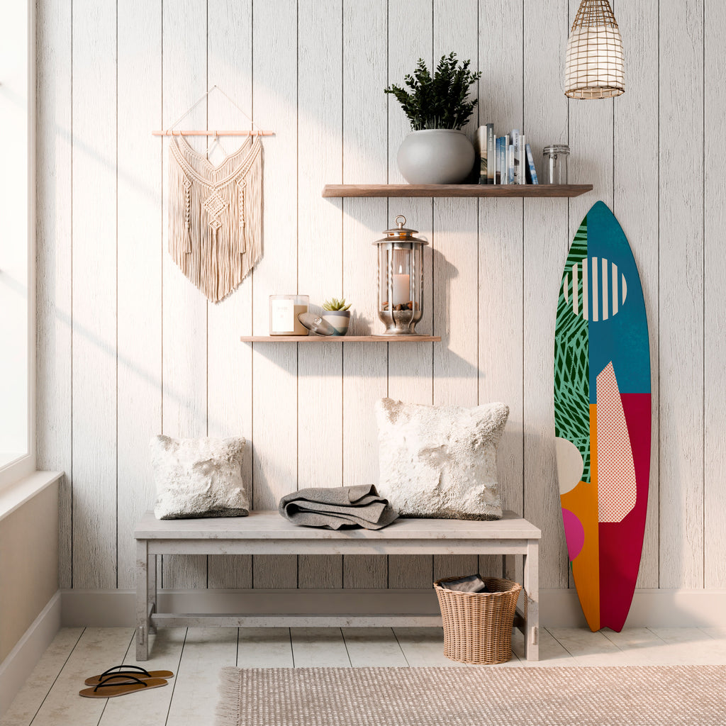 VIVID VIBES Surfboard Decorative Panel