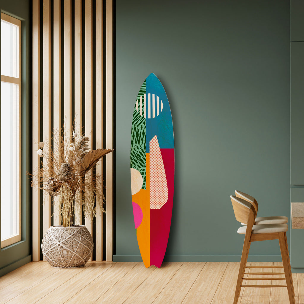 VIVID VIBES Surfboard Decorative Panel