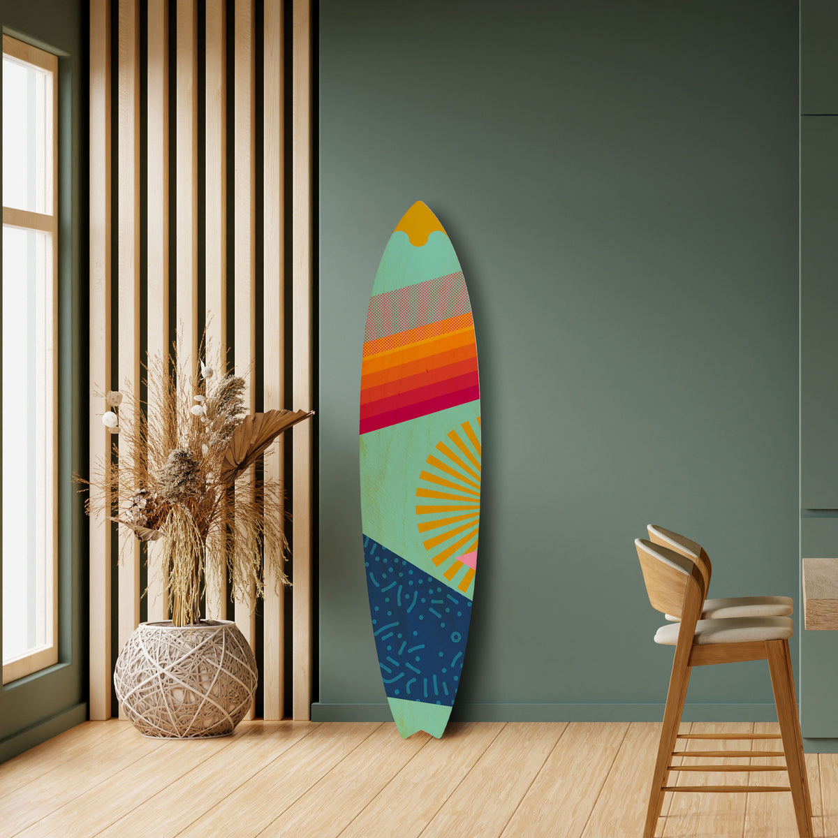 DAYBREAK BLISS Dekorativ Surfbräda