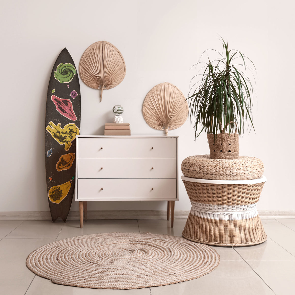 GALAXY MORSEL Surfboard Decorative Panel