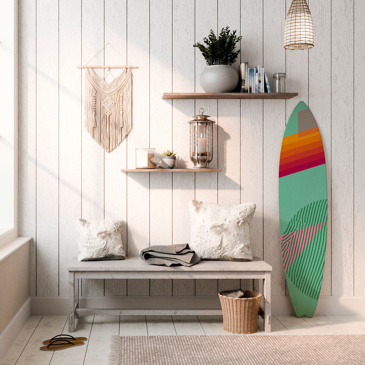 DAILY RADIANCE Dekorativ Surfbräda